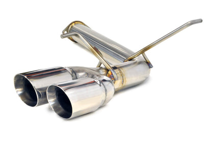 STM Stainless Dual Exit Cat - Back Exhaust for [22 - 26 WRX] - JDMuscleExhaustSTM-VBWRX-EXDE-SS-NRNon - Resonated