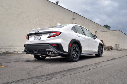 STM Stainless Dual Exit Cat - Back Exhaust for [22 - 26 WRX] - JDMuscleExhaustSTM-VBWRX-EXDE-SS-RResonated