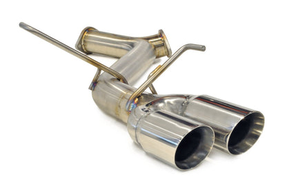 STM Stainless Dual Exit Cat - Back Exhaust for [22 - 26 WRX] - JDMuscleExhaustSTM-VBWRX-EXDE-SS-NRNon - Resonated