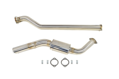 STM 22-24 WRX Stainless Single Exit Cat-Back Exhaust | STM-VBWRX-EXSE-SS