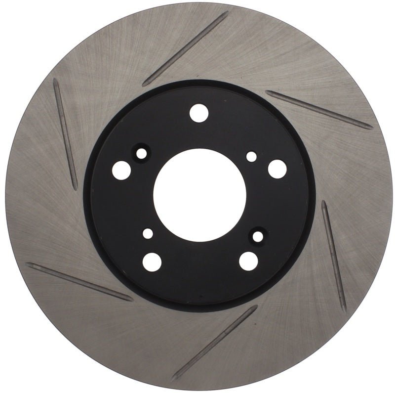 StopTech [02-04 CR-V] Power Slot Slotted Brake Rotor - Black E-Coated - JDMuscleBrake Rotorssto126.40036SR