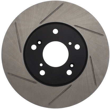 StopTech [02-04 CR-V] Power Slot Slotted Brake Rotor - Black E-Coated - JDMuscleBrake Rotorssto126.40036SR