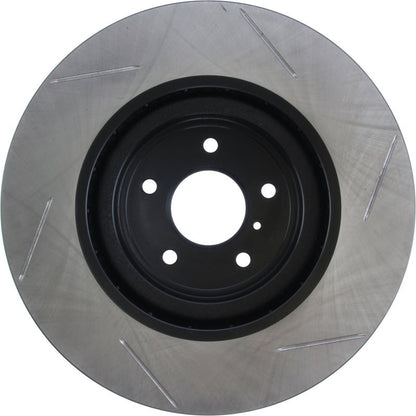 StopTech [09 Nissan 350Z][09-19 Nissan 370Z][08-13 Infiniti G37] Power Slot Sport Slotted Front Right Rotor - Black E-Coated - JDMuscleBrake Rotorssto126.42100SR
