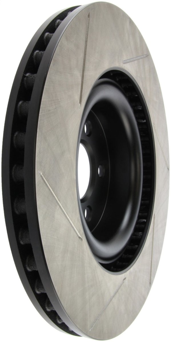 StopTech 2015 Ford Mustang GT w/ Brembo Brakes Left Front Slotted Brake Rotor - JDMuscleShop the look 2sto126.61116SL