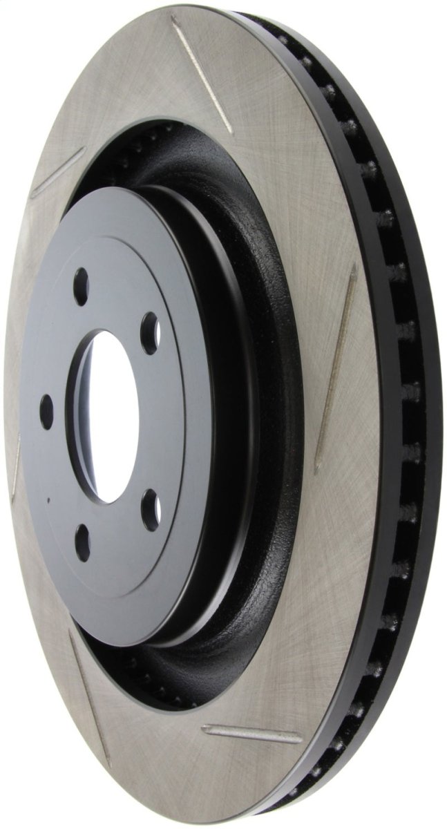 StopTech 2015 Ford Mustang GT w/ Brembo Brakes Left Rear Slotted Brake Rotor - JDMuscleShop the look 2sto126.61109SL