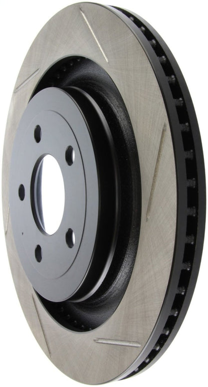 StopTech 2015 Ford Mustang GT w/ Brembo Brakes Left Rear Slotted Brake Rotor - JDMuscleShop the look 2sto126.61109SL