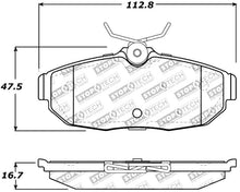 StopTech Performance Rear Brake Pads for 2005 - 2011 Ford Mustang and GMC Sierra | sto309.10820 - JDMuscleSPK279871