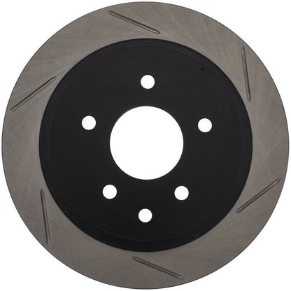 StopTech Power Slot [03-05 350Z] [03-05 G35] SportStop Slotted Rear Left Rotor - Black E-Coated - JDMuscleBrake Rotorssto126.42077SL