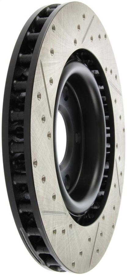 StopTech Power Slot 05 - 07 Cadillac XLR / 06 - 09 Chevy Corvette Front Left Drilled & Slotted Rotors | sto127.62085L - JDMuscleSPK271160