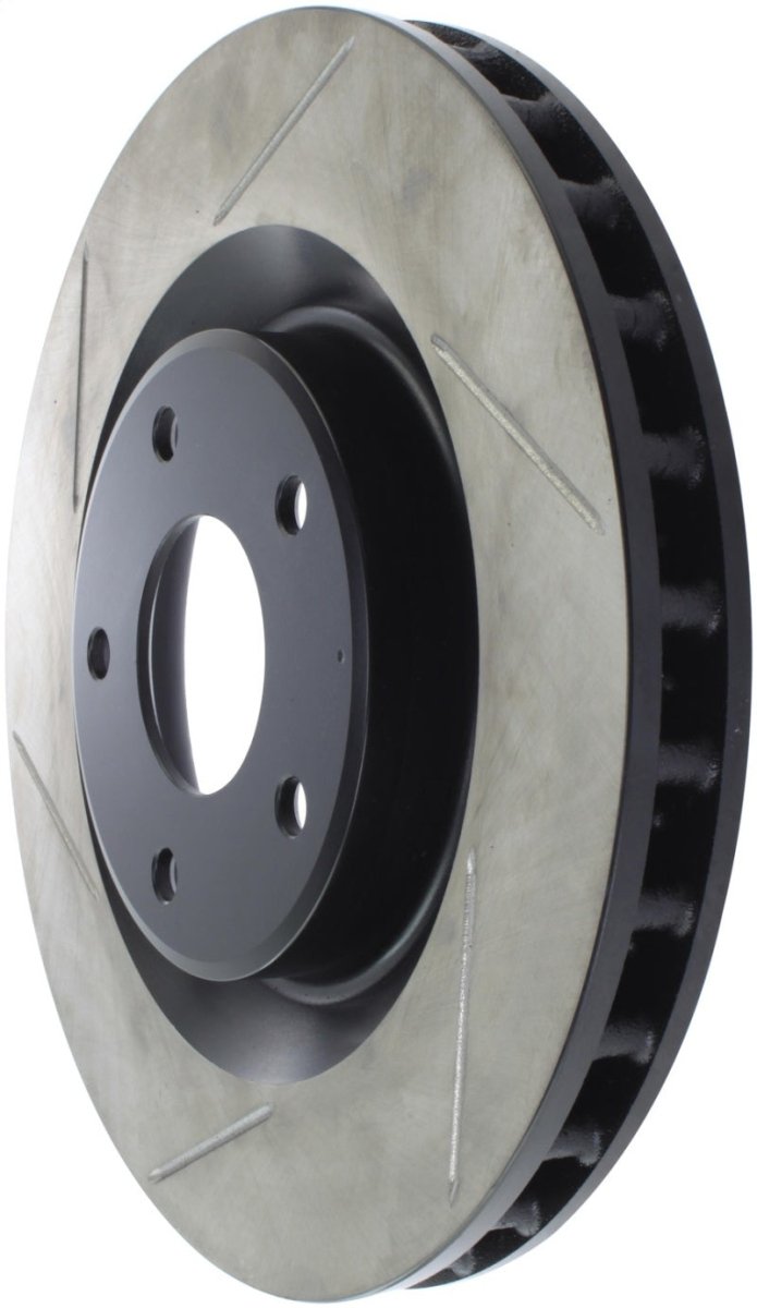 StopTech Power Slot Front Right Slotted Rotor for 2005 - 2013 Chevrolet Corvette and Cadillac XLR | sto126.62085SR - JDMuscleSPK271154