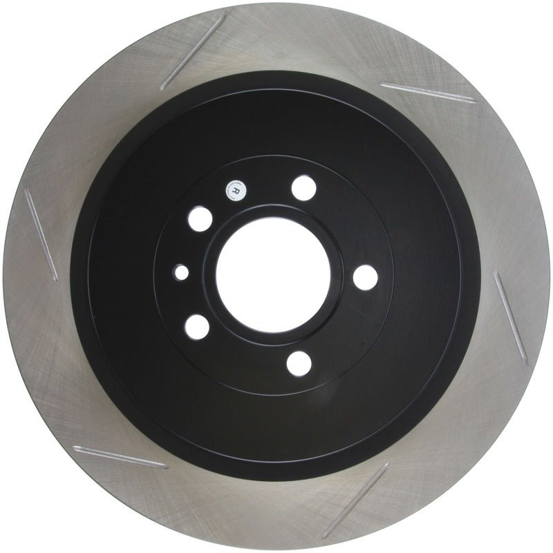 StopTech Premium High Carbon Slotted Brake Rotor for 2013 - 2014 Ford Mustang and Shelby GT500 – Rear Right | sto126.61105SR - JDMuscleSPK4327839