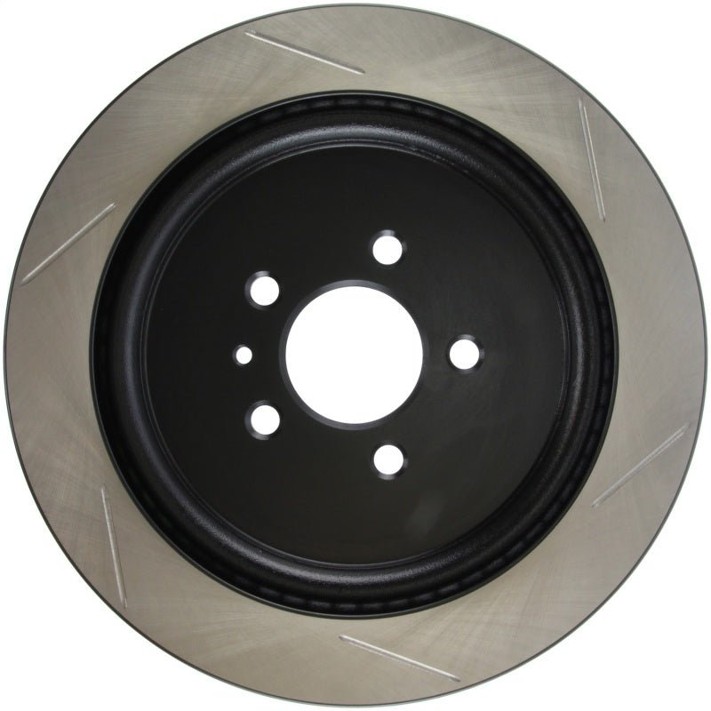 StopTech Premium High Carbon Slotted Brake Rotor for 2013 - 2014 Ford Mustang and Shelby GT500 – Rear Right | sto126.61105SR - JDMuscleSPK4327839