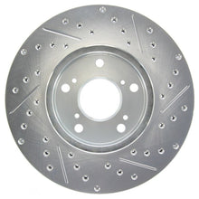 StopTech Select Sport [98-02 Accord] [06-08 Civic GX] Right Front Drilled and Slotted Rotor - Zinc-Coated - JDMuscleBrake Rotorssto227.40036R