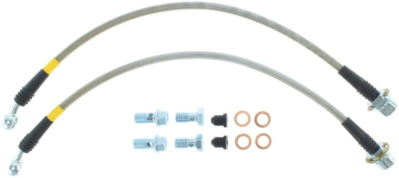 StopTech Stainless Steel Brake Lines for 2001 - 2004 Ford Mustang – Improved Pedal Response and Durability | sto950.61001 - JDMuscleSPK285702