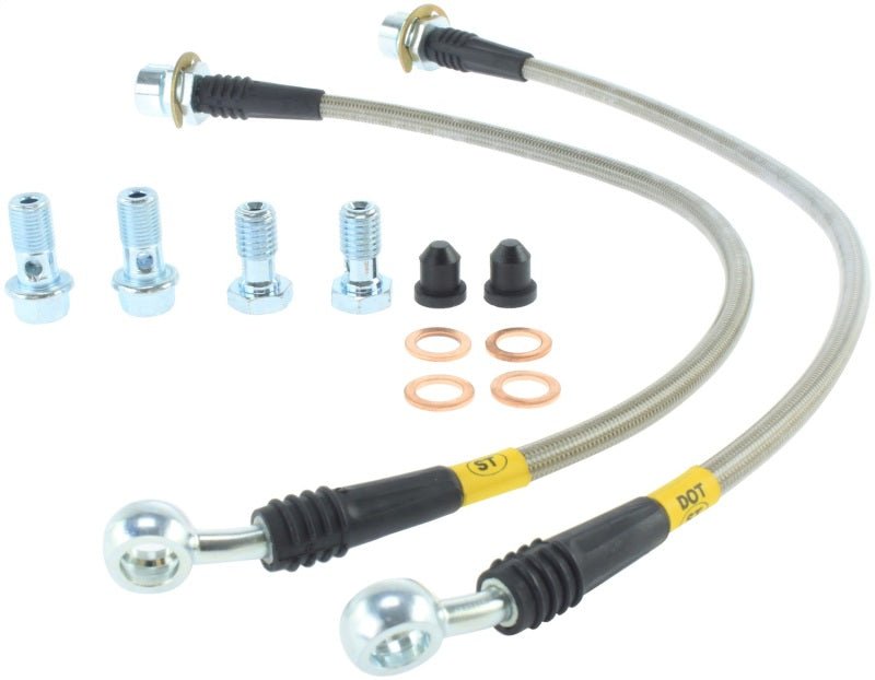 StopTech Stainless Steel Brake Lines for 2001 - 2004 Ford Mustang – Improved Pedal Response and Durability | sto950.61001 - JDMuscleSPK285702