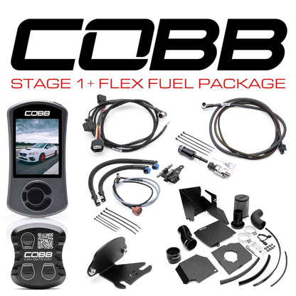 Cobb 15-17 WRX Stage 1+ CAN Flex Fuel Power Package - SF Intake | SUB0041W1P-1FF