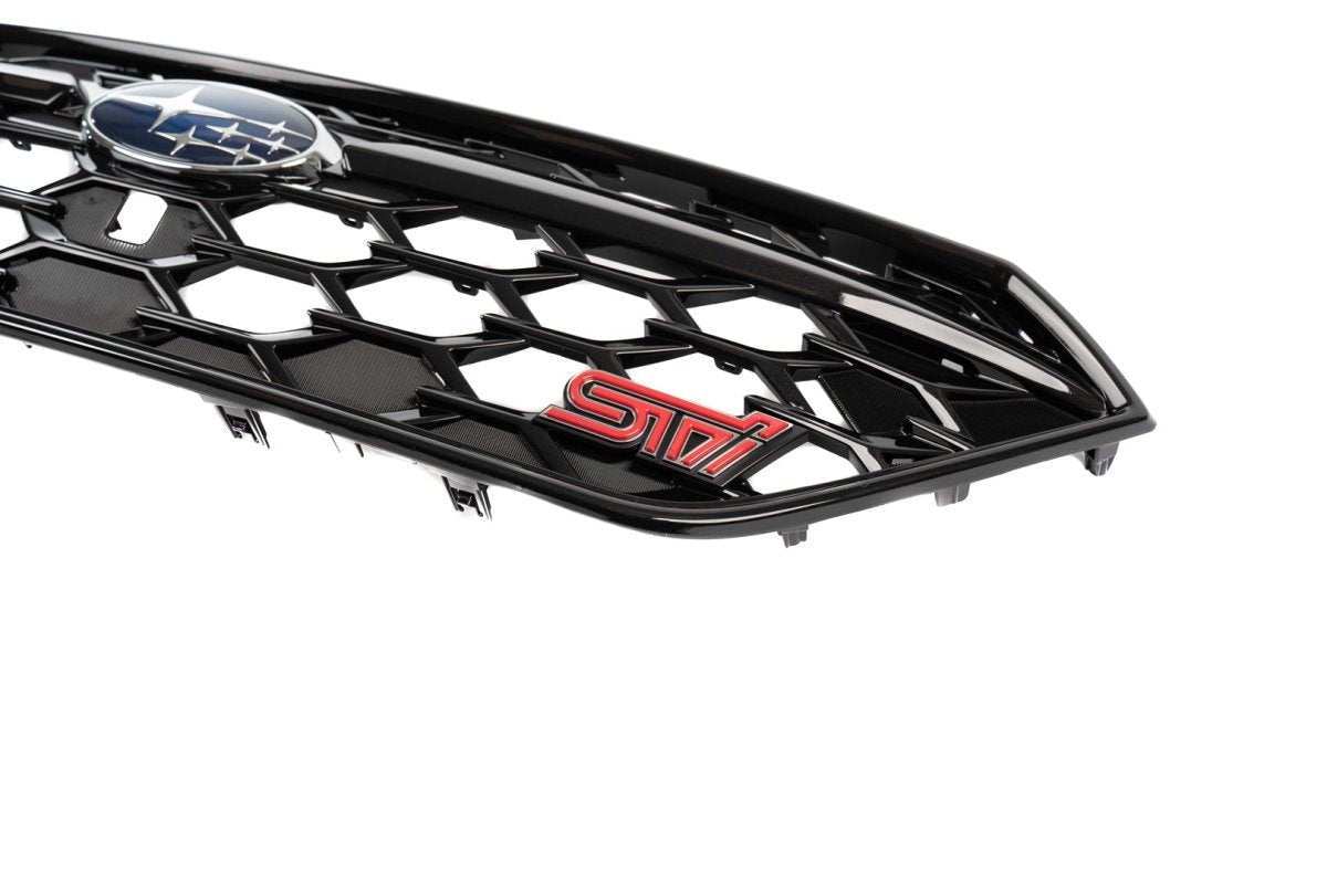 Subaru JDM [22 - 26 WRX] JDM STI Sport R Grille Dark Silica Black | 91121VC220 - JDMuscleGrillesSTI91121VC220