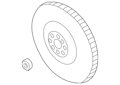 Subaru OEM [02 - 05 WRX, 04 - 05 FXT] Flywheel - JDMuscleFlywheels12342AA071