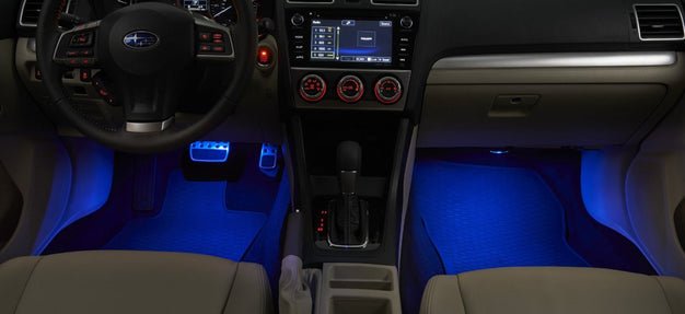 Subaru OEM 12 - 21 WRX/STI / 13 - 17 Crosstrek / 12 - 18 Forester Footwell Illumination Kit Blue | H701SFJ001 - JDMuscleInterior LightingH701SFJ001