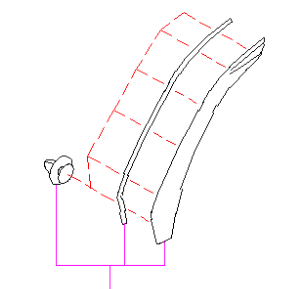 Subaru OEM [22 - 26 WRX] Right Rear Door Garnish | 91112VC300 - JDMuscleExterior GarnishesSUB91112VC300
