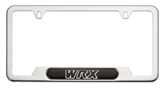 Subaru OEM License Plate Frame Stainless Steel Polished w/ WRX Logo | SOA342L122