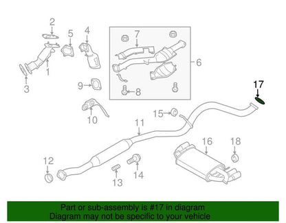 Subaru OEM Muffler Exhaust Gasket Most Subaru Models | 44022AA131 - JDMuscleExhaust Gaskets and Hardwaresub44022AA131