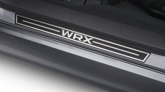 Subaru OEM 15-22 WRX Logo Door Sill Plates | E101SVA001