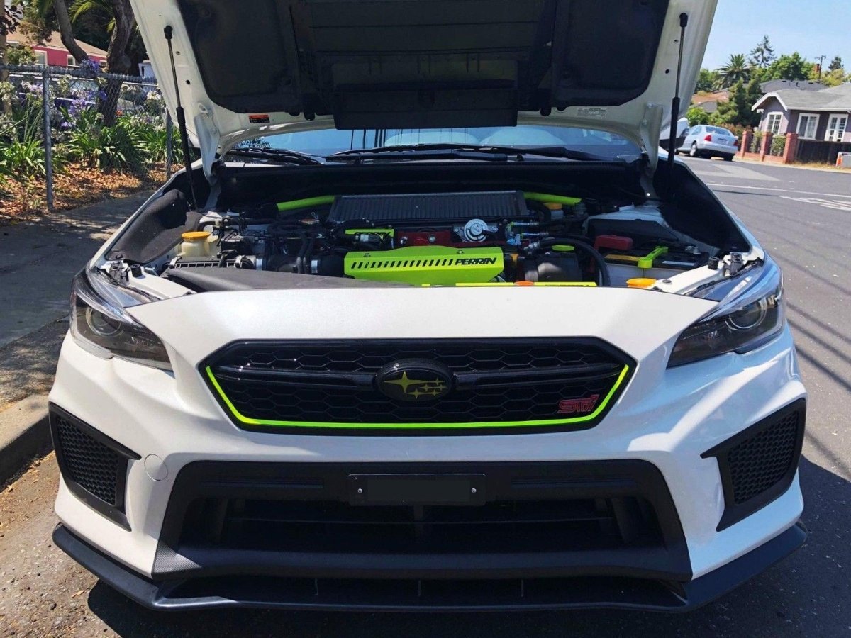 Subaru WRX STI S208 Type RA Style Grille Pinstripe - 2018 - 2021 WRX / STI - JDMusclePinstripes18S208BLBlue