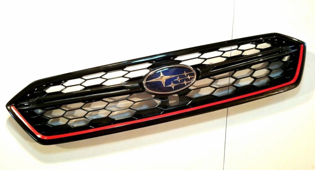 Subaru WRX STI S208 Type RA Style Grille Pinstripe - 2018 - 2021 WRX / STI - JDMusclePinstripes18S208BLBlue