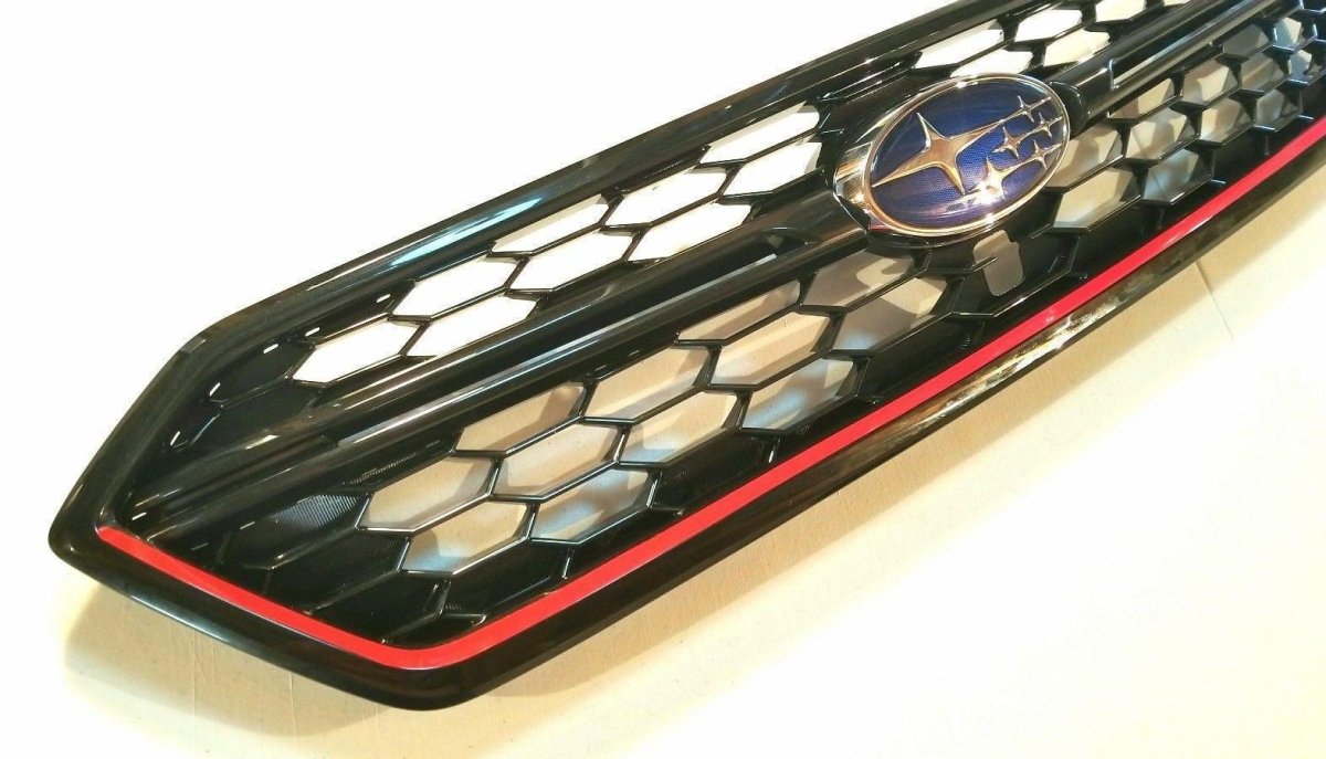 Subaru WRX STI S208 Type RA Style Grille Pinstripe - 2018 - 2021 WRX / STI - JDMusclePinstripes18S208BLBlue