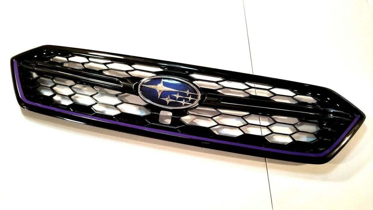 Subaru WRX STI S208 Type RA Style Grille Pinstripe - 2018 - 2021 WRX / STI - JDMusclePinstripes18S208BLBlue