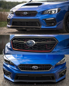 Subaru WRX STI S208 Type RA Style Grille Pinstripe - 2018 - 2021 WRX / STI - JDMusclePinstripes18S208BLBlue
