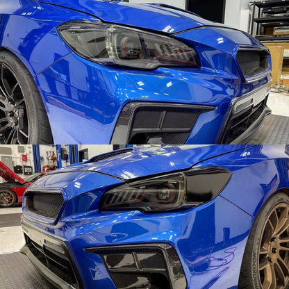 SubiSpeed Headlight Smoked Overlays - 2015 - 2021 WRX / STI - JDMuscleHeadlights15WRXSBSHLLSLight Smoke