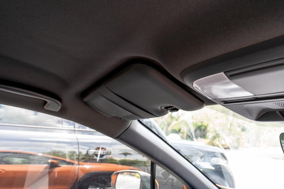 Sun Visor Warning Overlays fits 2022+ WRX / BRZ - JDMuscleInterior - Vinyl22WRXUNV-MBBlack (Matte)