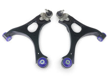 SuperPro [06-08 Civic] Front Lower Control Arm Set with Bushings and Ball Joints - Black - JDMuscleControl ArmssprTRC1166