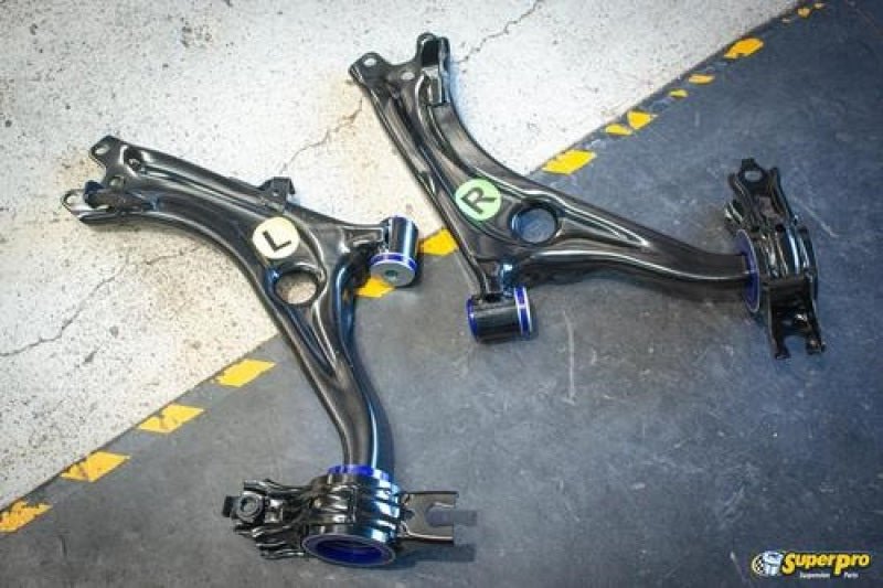 SuperPro [16-21 Civic] Front Lower Control Arm Set with Bushings - JDMuscleControl ArmssprTRC1030