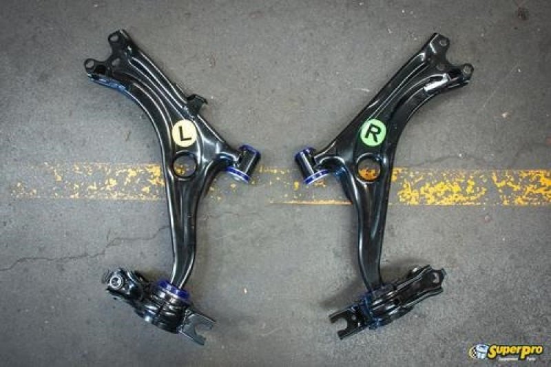 SuperPro [16-21 Civic] Front Lower Control Arm Set with Bushings - JDMuscleControl ArmssprTRC1030