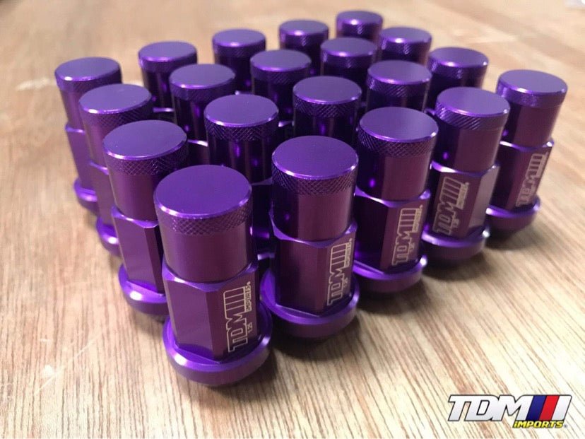 TDMI 50mm 12x1.25 Closed End Lugnuts - JDMuscle50mm-Closed-1.25 - 