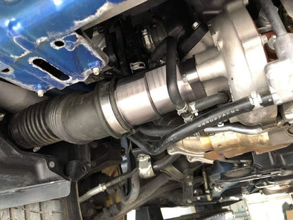 TDMI Billet Aluminum Turbo Inlet - JDMuscleVABATIV2Blue