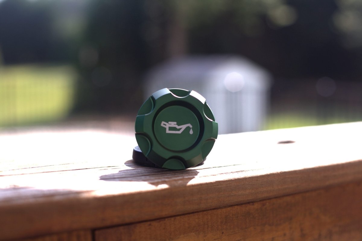 TDMI Billet Oil Cap 2015 - 2023 WRX and STI - JDMuscleDust BlueStandard Logo