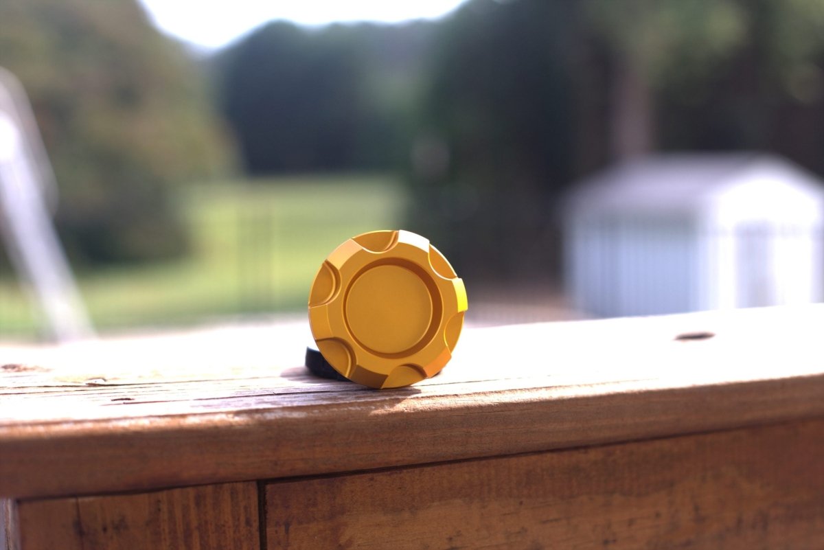 TDMI Billet Oil Cap 2015 - 2023 WRX and STI - JDMuscleDust BlueStandard Logo