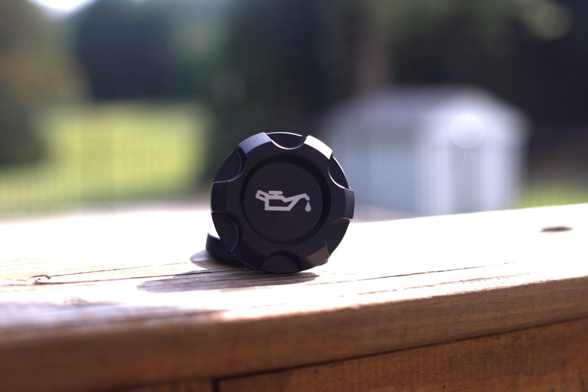 TDMI Billet Oil Cap 2015 - 2023 WRX and STI - JDMuscleDust BlueStandard Logo