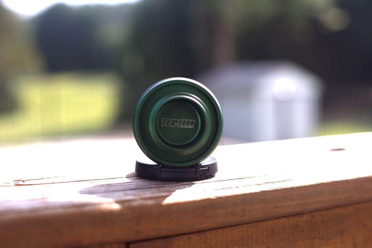 TDMI Billet Oil Cap 2015 - 2023 WRX and STI - JDMuscleDust BlueStandard Logo