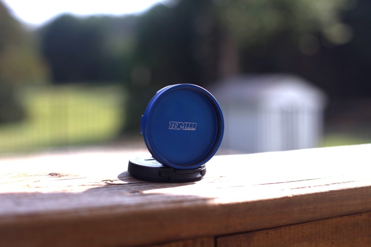 TDMI Billet Washer Fluid Reservoir Cap 2022+ WRX - JDMuscleDust BlueStandard Logo
