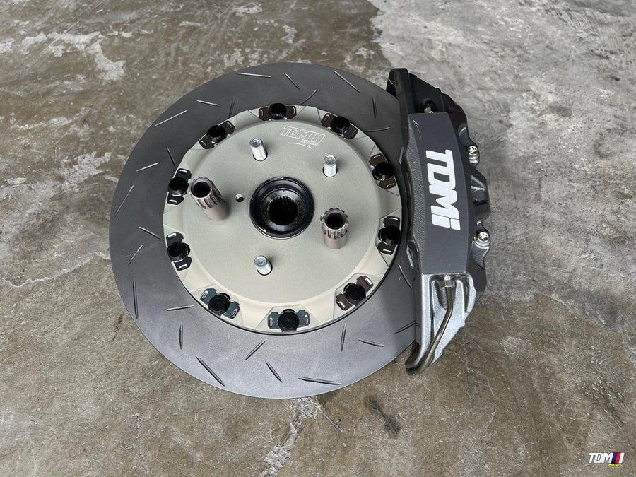 TDMI "EL" Series - "4 - PISTON" FRONT - Big Brake Kit | VB 2022+ WRX - JDMuscleBig Brake KitsRed / Black Lettering