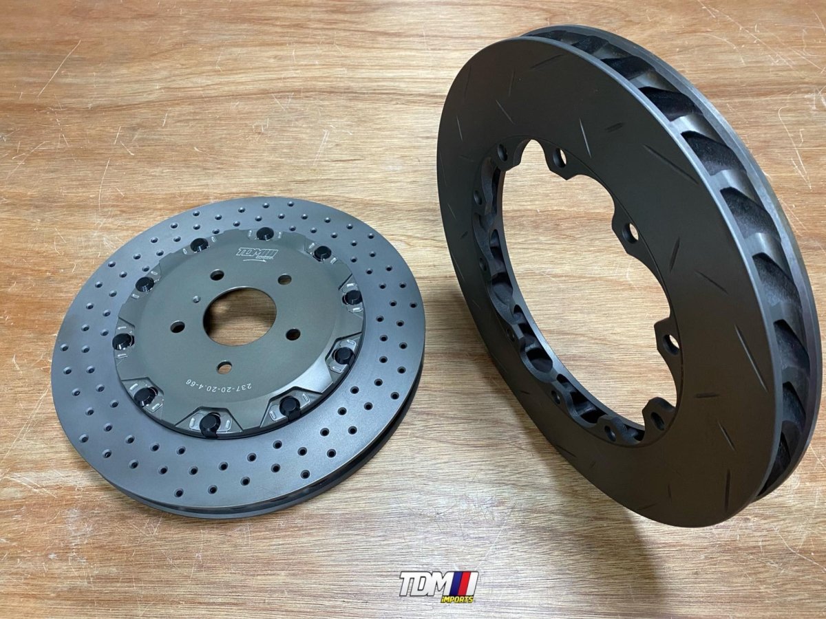 TDMi "EL Series" Replacement Rotor Rings | Pair - JDMuscleBrake Disc Rotor RingsEL6P330X326 - Piston Front