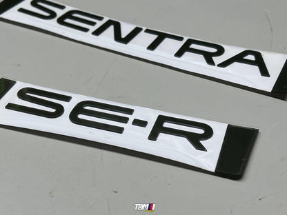 TDMi Reproduction | B13 Sentra Trunk Badge - JDMuscleBlack