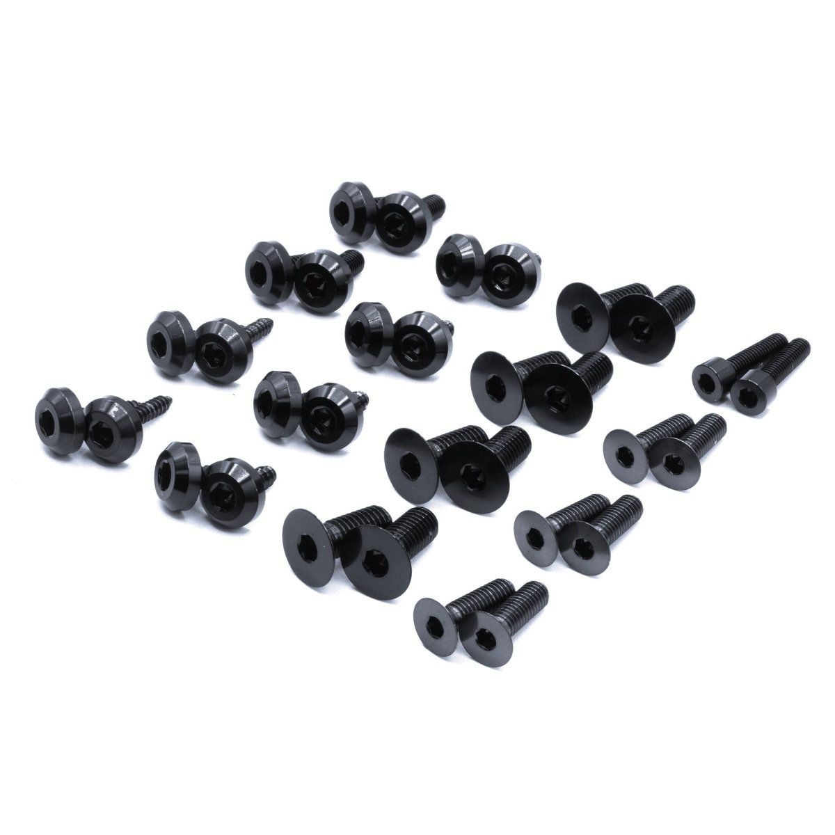 Titanium Hardware Door Kit - Nissan 300ZX (1990 - 1999) - JDMuscleHardware KitsNIS-064-Ti-BLKBlack