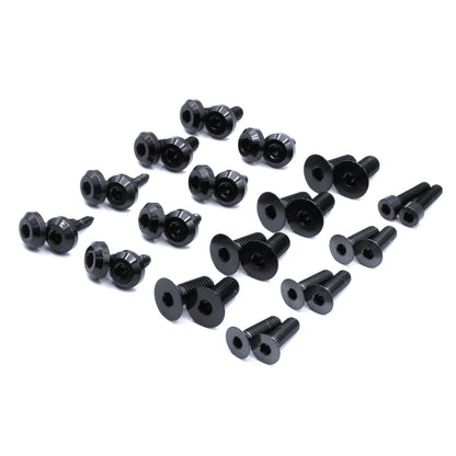 Titanium Hardware Door Kit - Nissan 300ZX (1990 - 1999) - JDMuscleHardware KitsNIS-064-Ti-BLKBlack