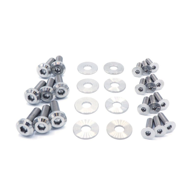 Titanium Hardware Door Kit - Subaru Impreza GC8 (1992 - 2001) - JDMuscleHardware KitsSUB-026-Ti-POLPolished